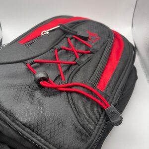Mini backpack / lunch bag by Starter  - black and red. .